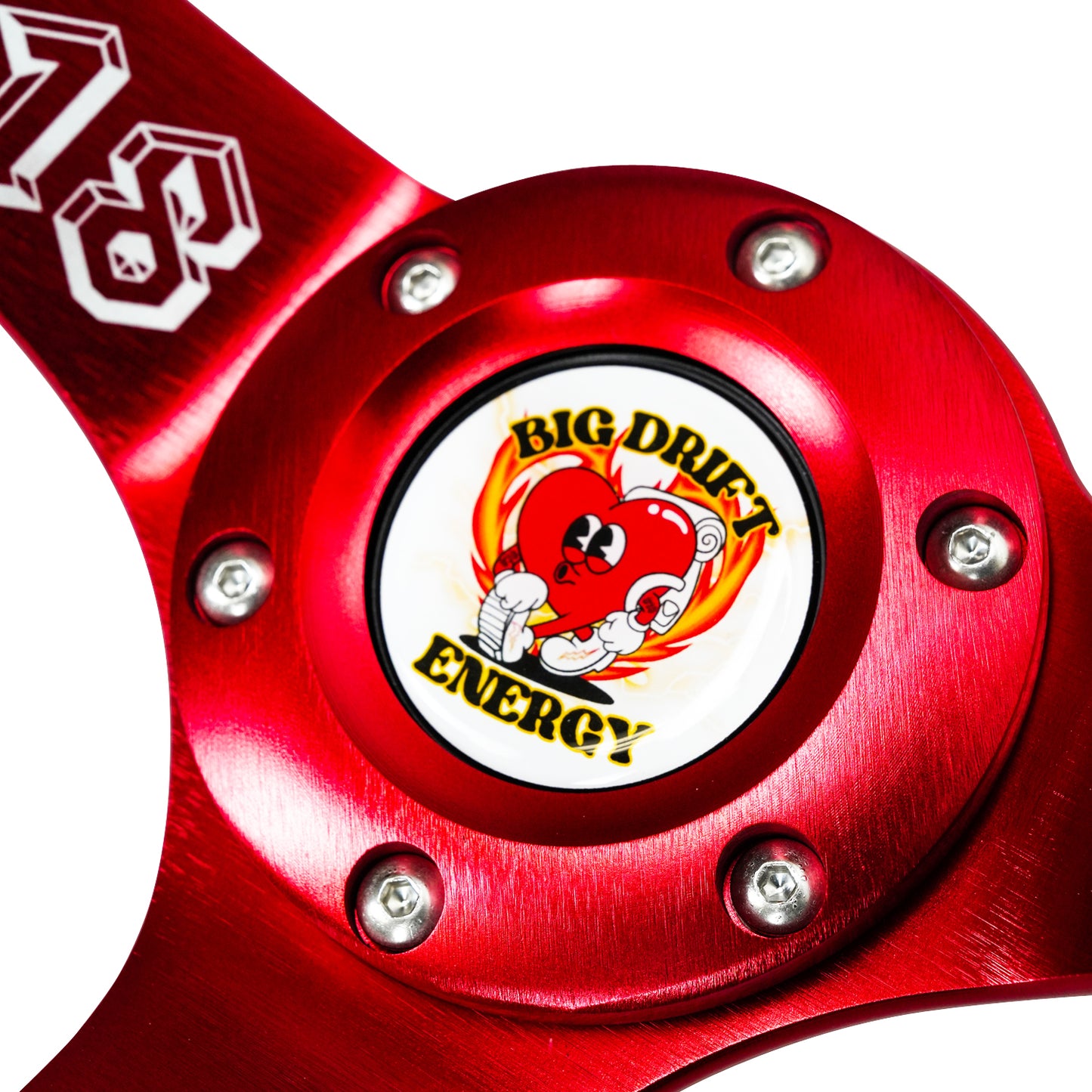 NRG x JJR x BIG Drift Energy Edition Signature Steering Wheel (Limited Edition Collab)