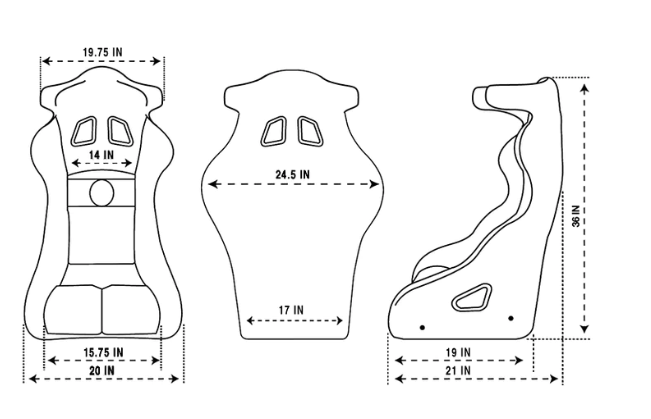 FIA RACING SEAT HALO - Jeff Jones Recommended