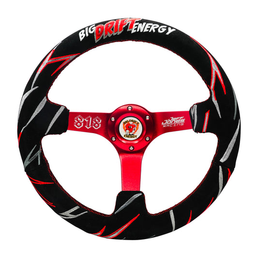 NRG x JJR x BIG Drift Energy Edition Signature Steering Wheel (Limited Edition Collab)