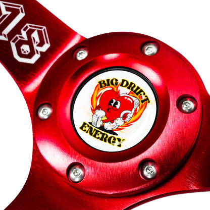 NRG x JJR x BIG Drift Energy Edition Signature Steering Wheel (Limited Edition Collab)
