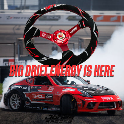 NRG x JJR x BIG Drift Energy Edition Signature Steering Wheel (Limited Edition Collab)